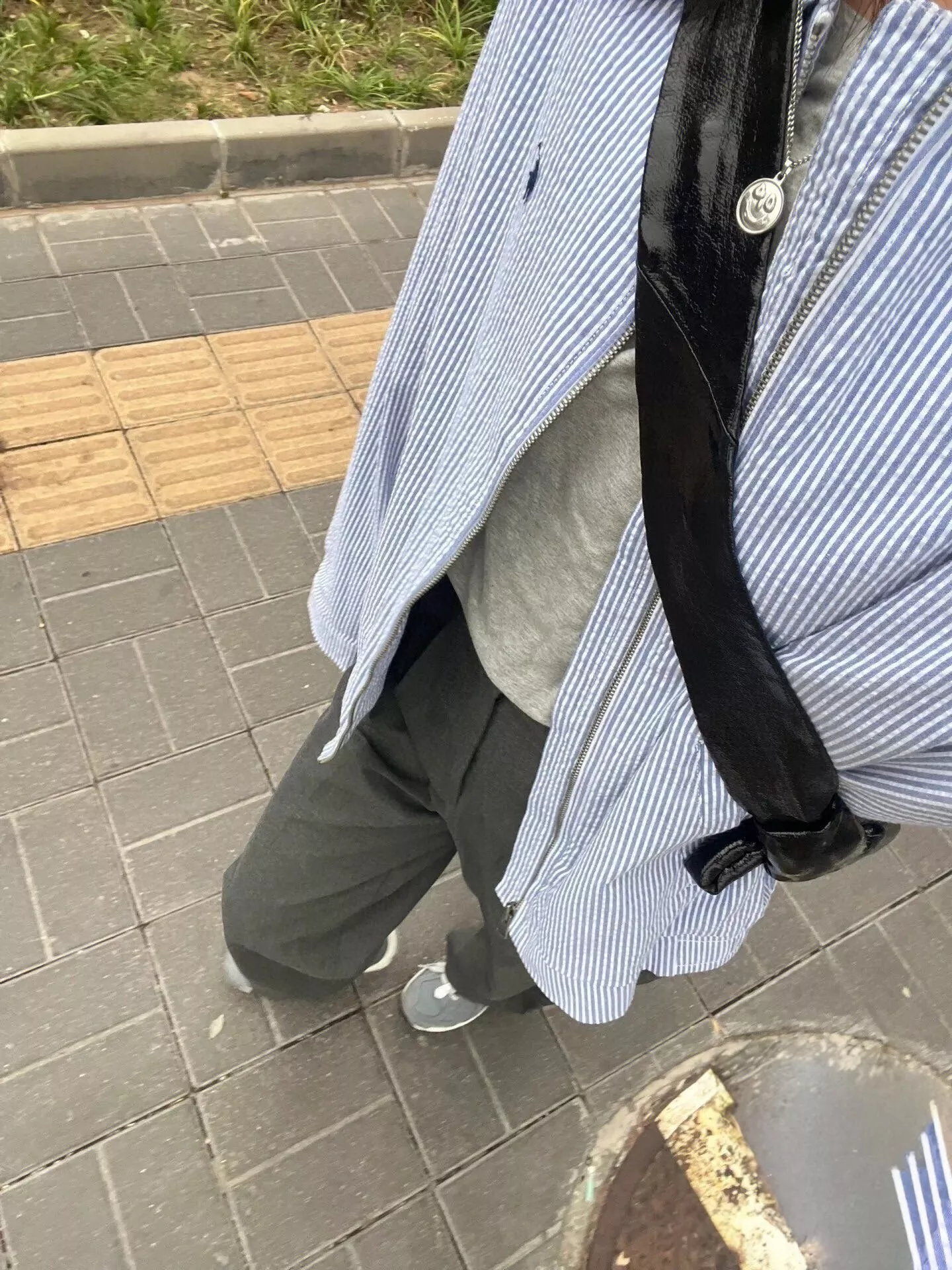 랄프로렌 시어서커 코튼 카라 집업 재킷 상세 이미지 24
