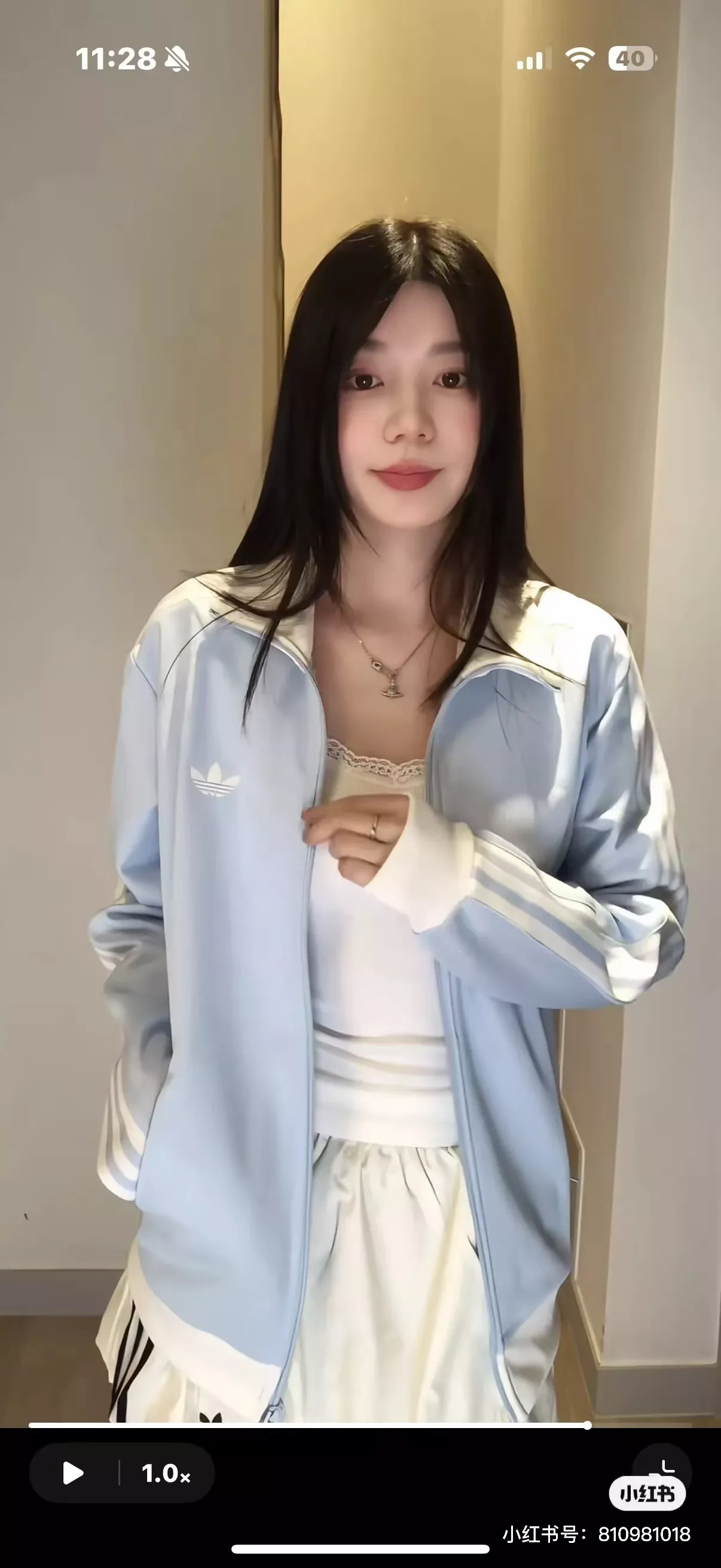 아디다스 삼선 자수 로고 더블지퍼 재킷 상세 이미지 18