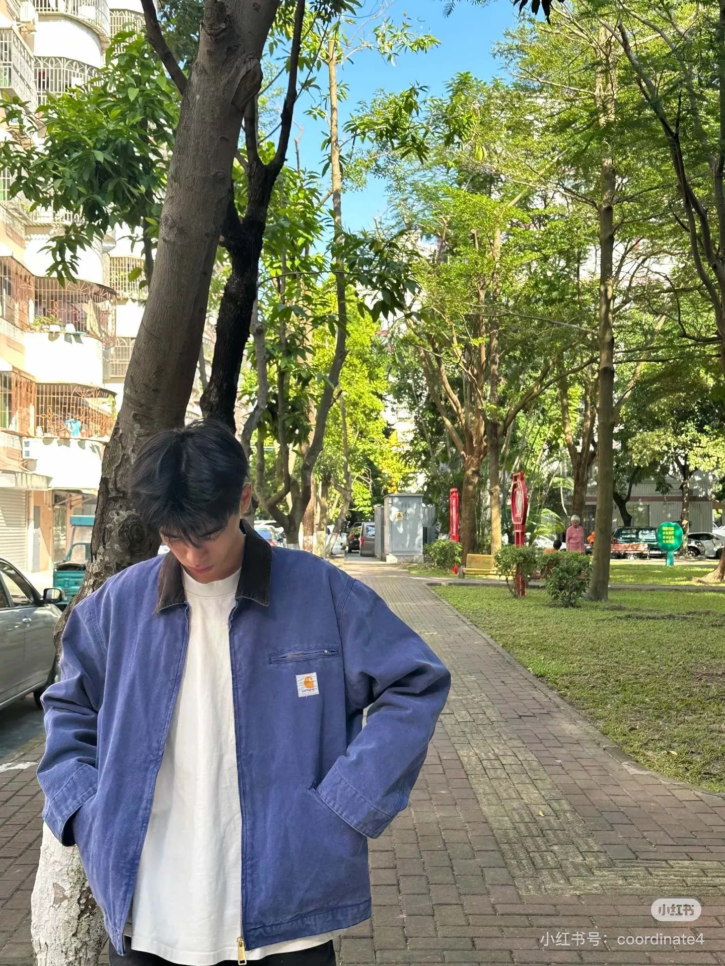 칼하트 워싱 캔버스 디트로이트 집업 재킷 상세 이미지 17