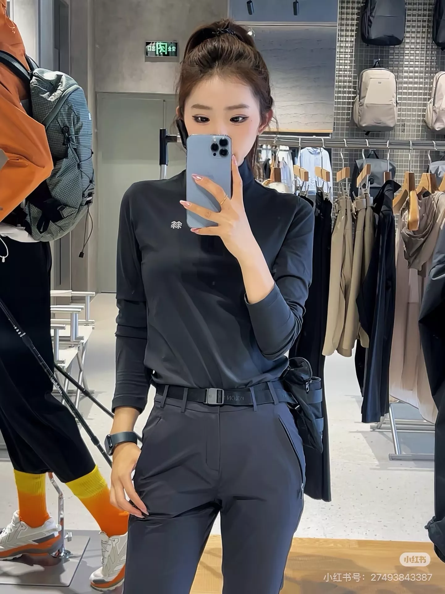 코오롱스포츠 자석 벨트 발수 기능성 롱 팬츠 상세 이미지 13