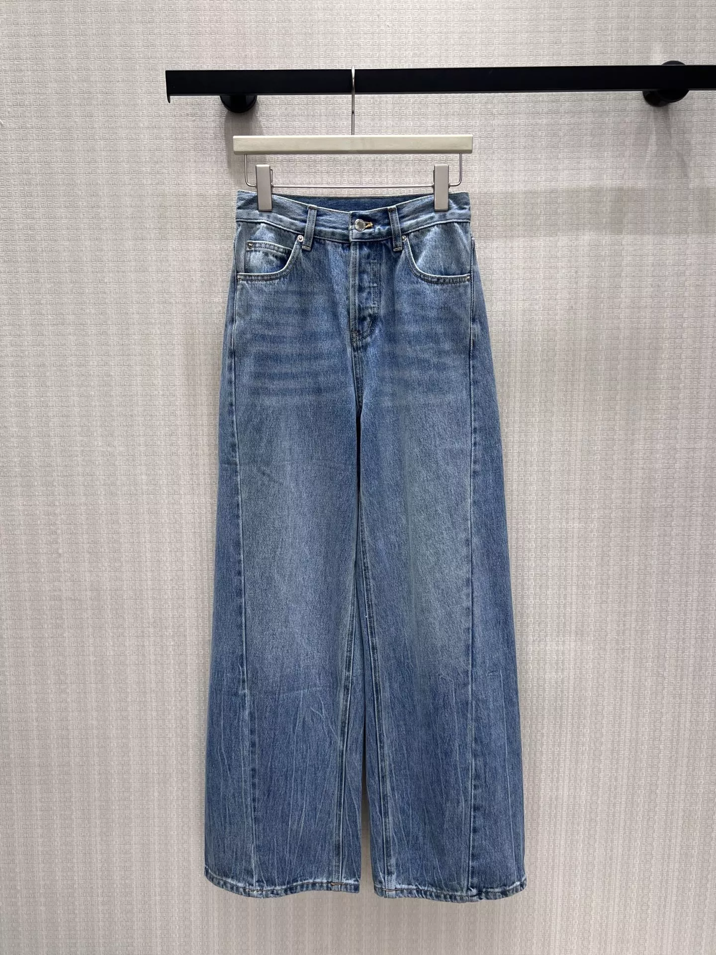 알렉산더왕 워싱 프린트 포켓 와이드 데님 팬츠 상세 이미지 1