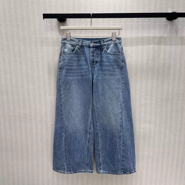 알렉산더왕 워싱 프린트 포켓 와이드 데님 팬츠
