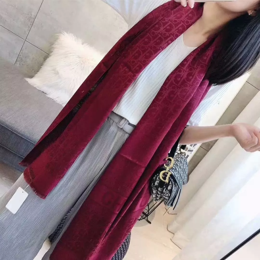 디올 양면 실크 블렌드 롱 스카프 상세 이미지 43