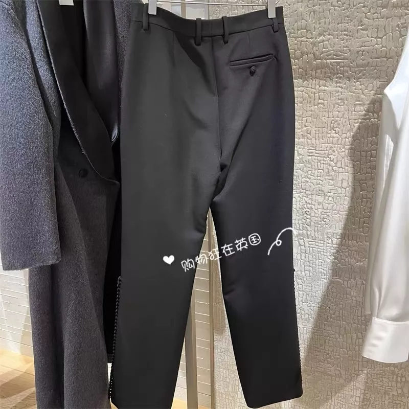 디올 하이웨이스트 직통 핀턱 슬랙스 팬츠 상세 이미지 28