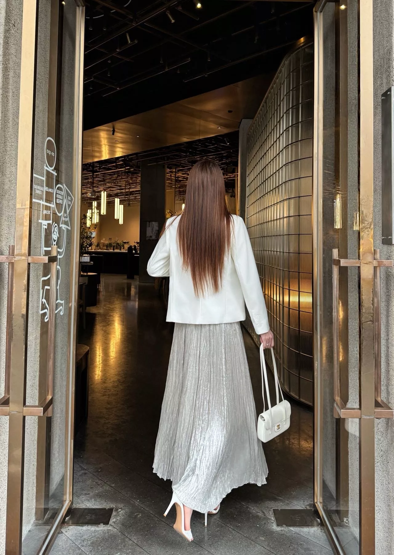 셀린느 압주름 코튼 혼방 롱 스커트 상세 이미지 18