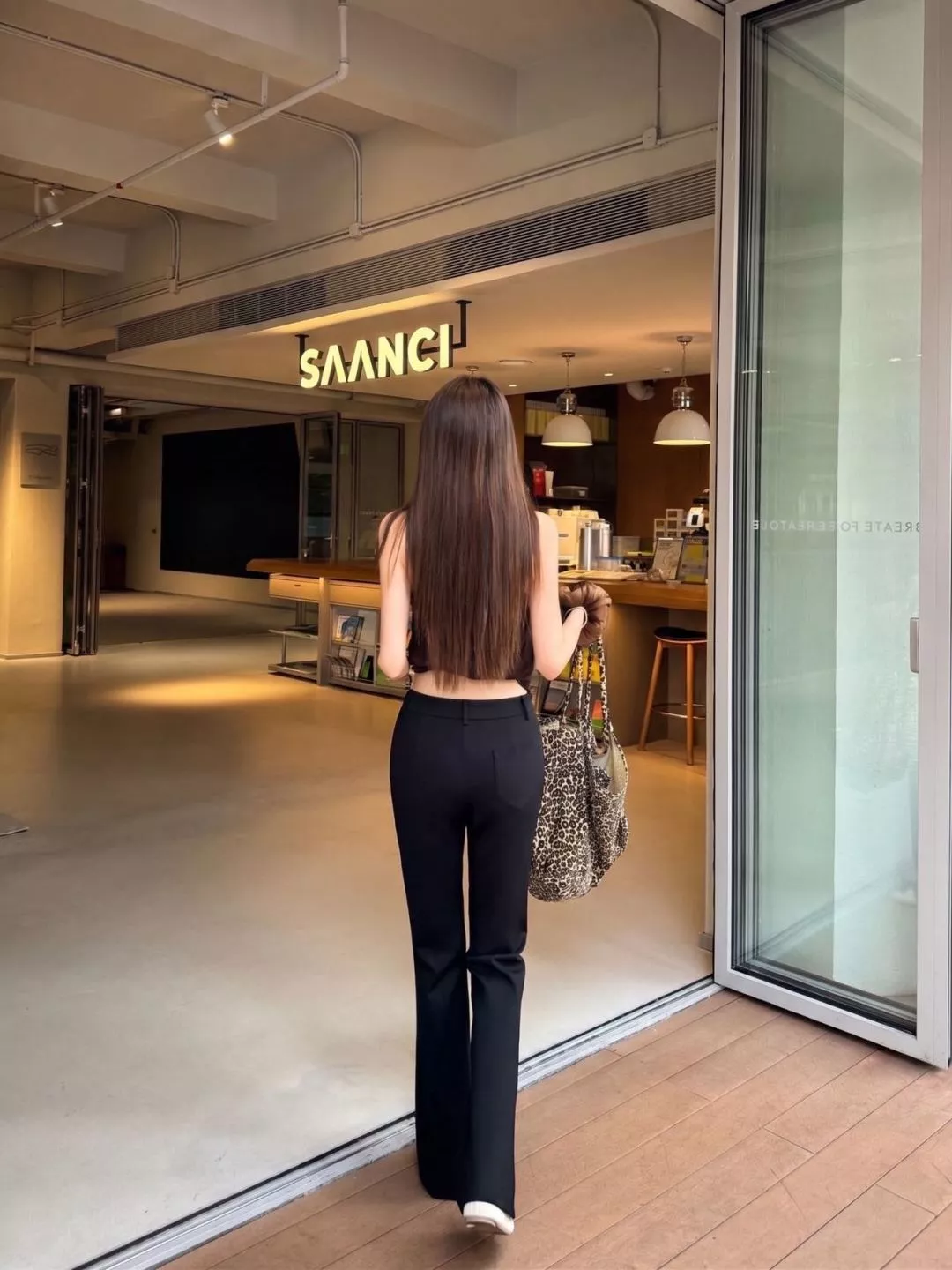 셀린느 울 혼방 하이웨이스트 부츠컷 팬츠 상세 이미지 19