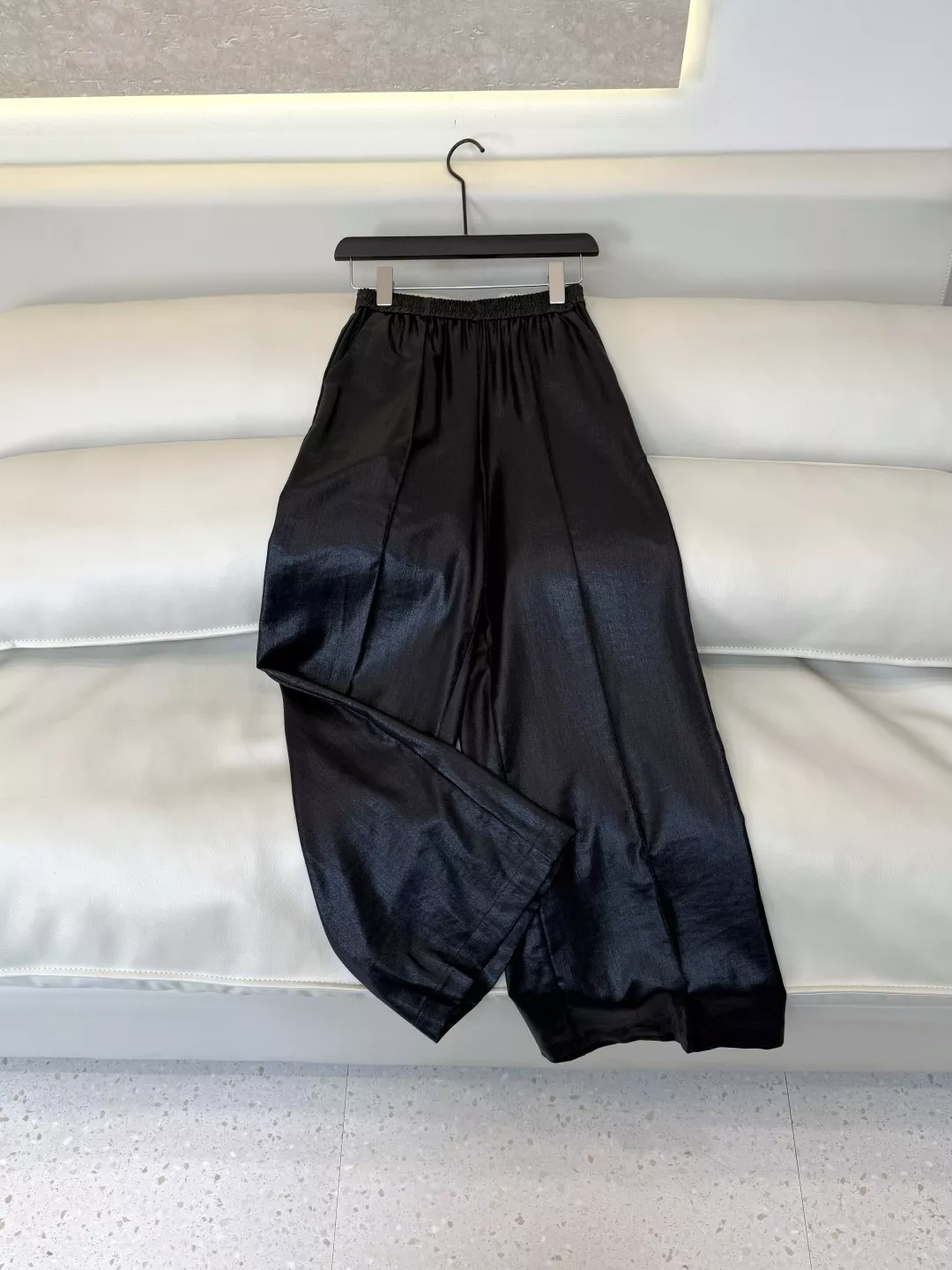 브루넬로쿠치넬리 메탈릭 빈티지 와이드 슬랙스 상세 이미지 5