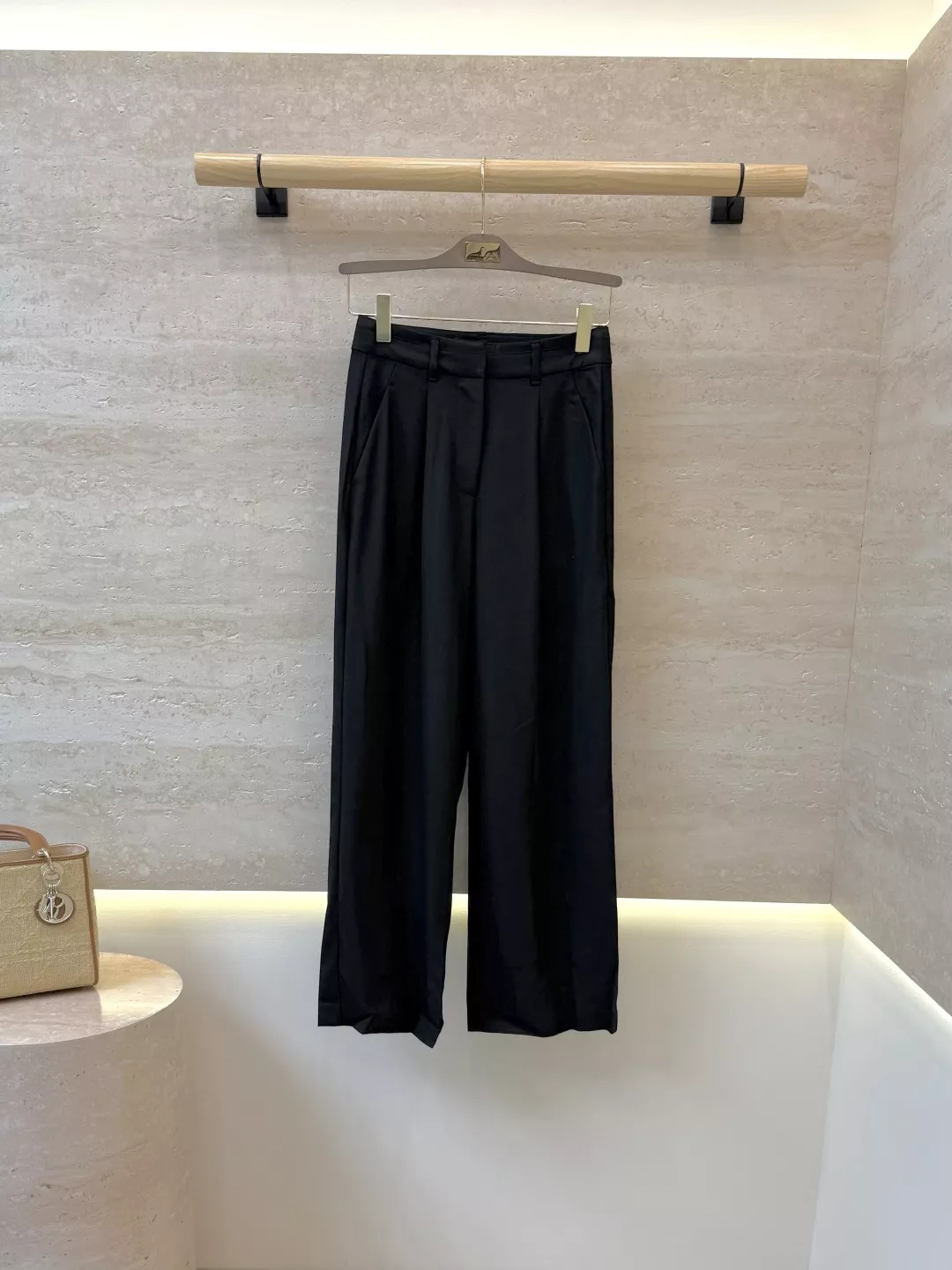 브루넬로쿠치넬리 체인 장식 와이드 슬랙스 팬츠 상세 이미지 1