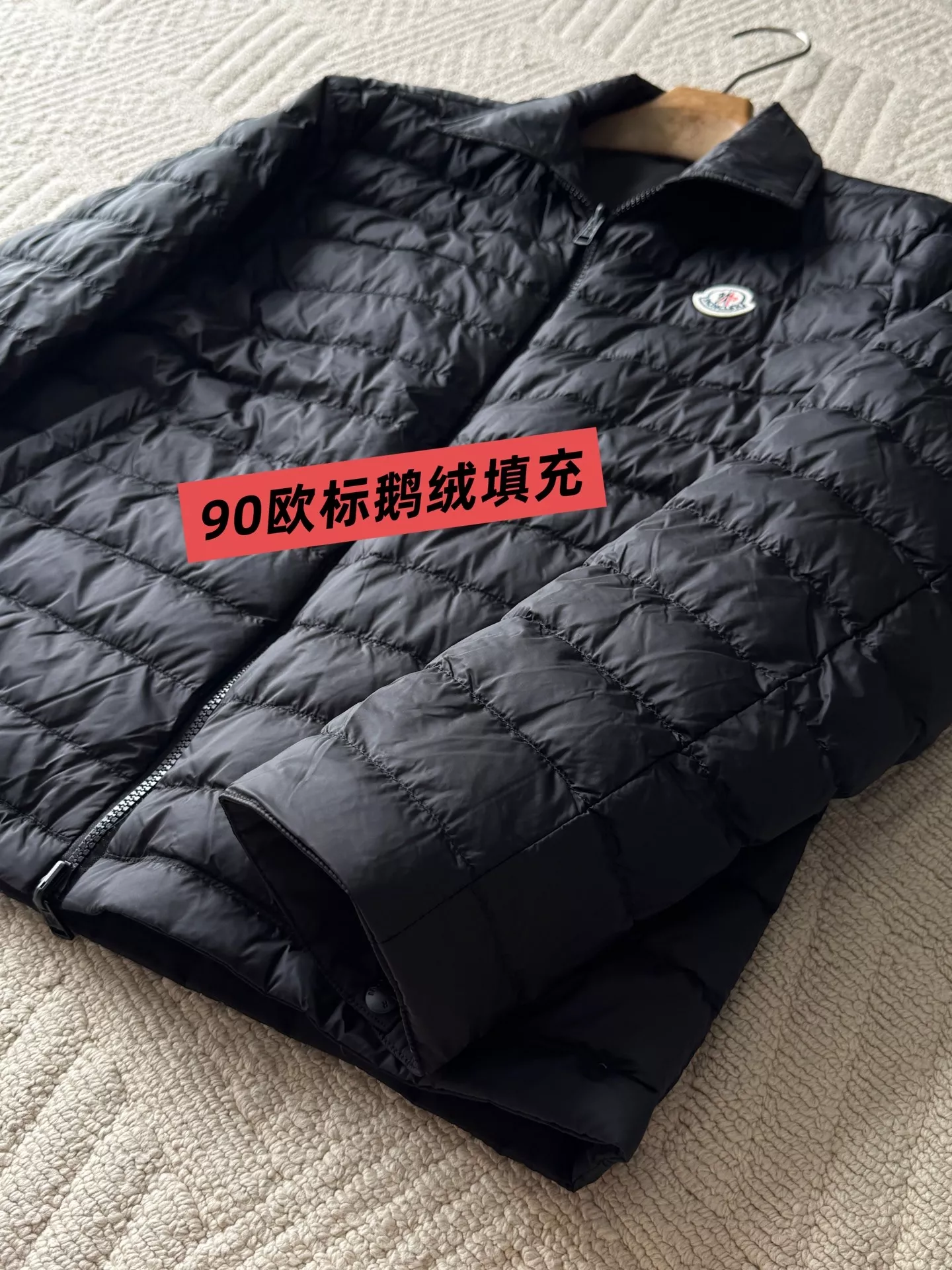 몽클레어 양면 경량 거위털 카라 패딩 재킷 상세 이미지 47