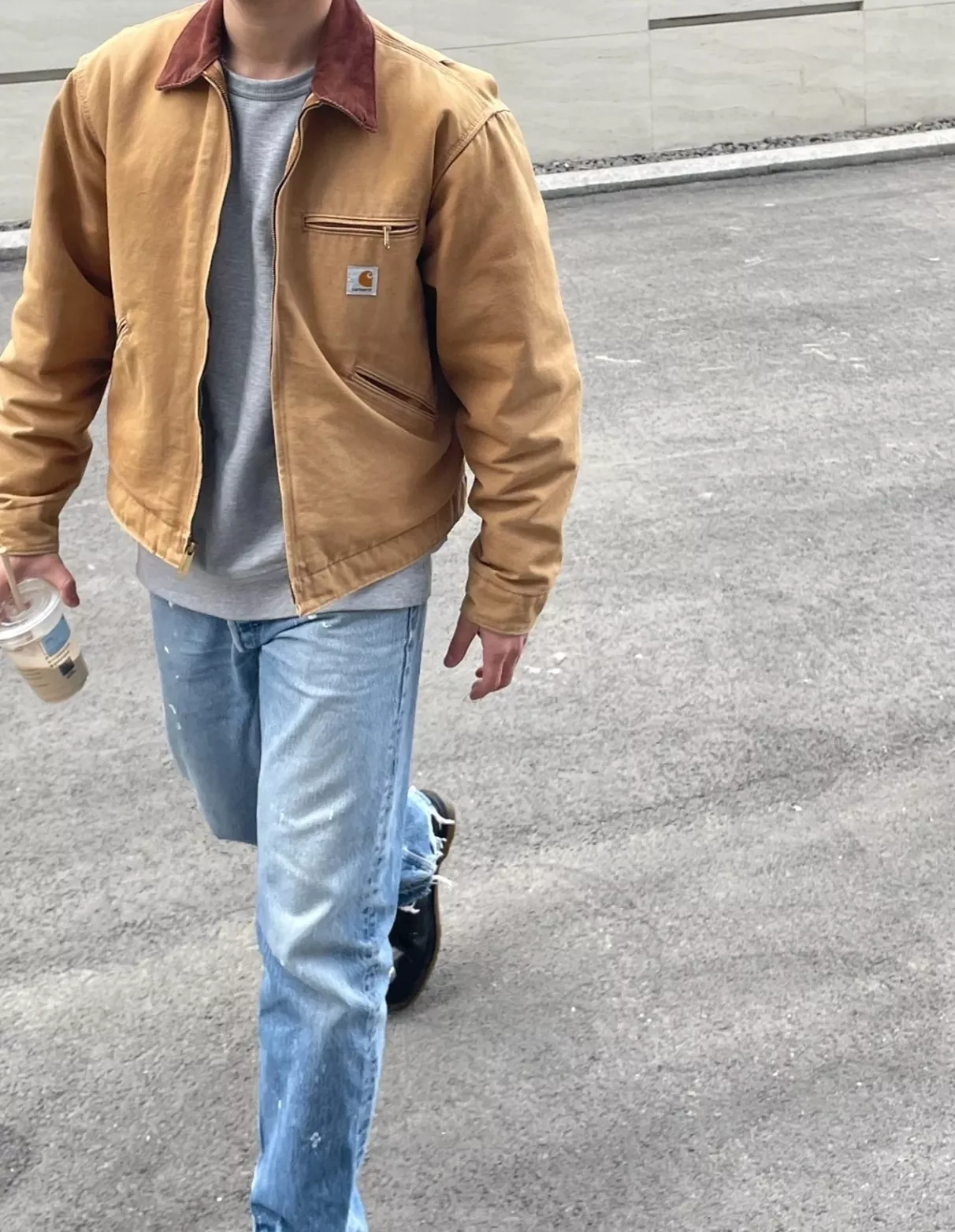 칼하트 투톤 캔버스 메쉬 안감 워크 재킷 상세 이미지 39