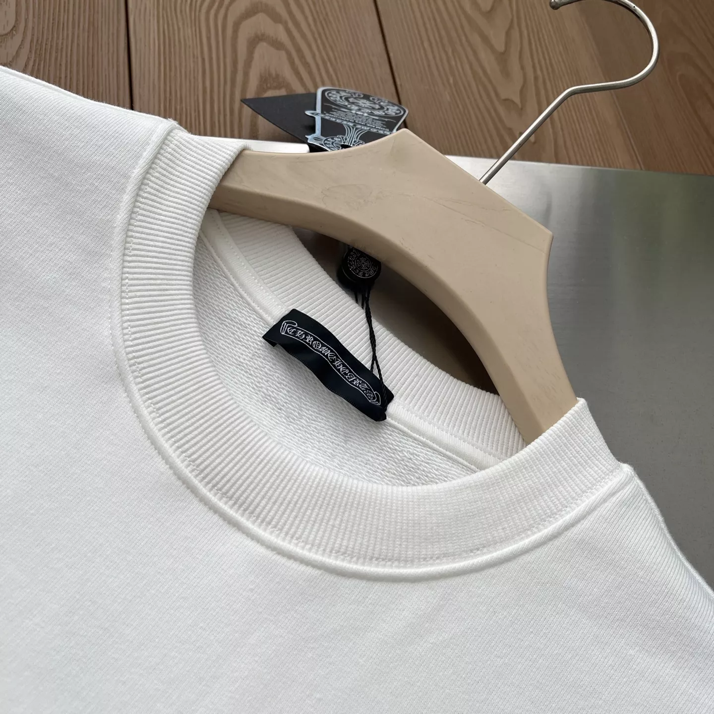 크롬하츠 마카롱 십자 자수 오버핏 맨투맨 상세 이미지 7