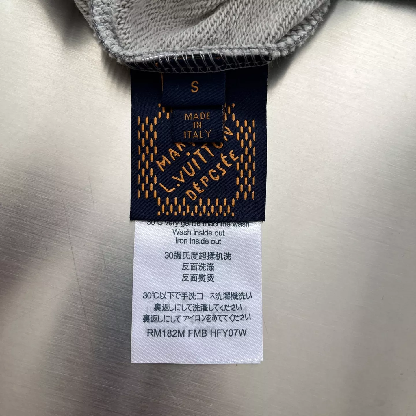 루이비통 자수 디테일 코튼 집업 후드 재킷 상세 이미지 18