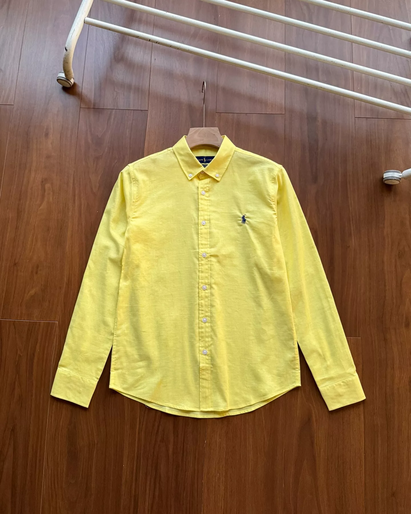 랄프로렌 자수 로고 린넨 코튼 루즈핏 셔츠 상세 이미지 13