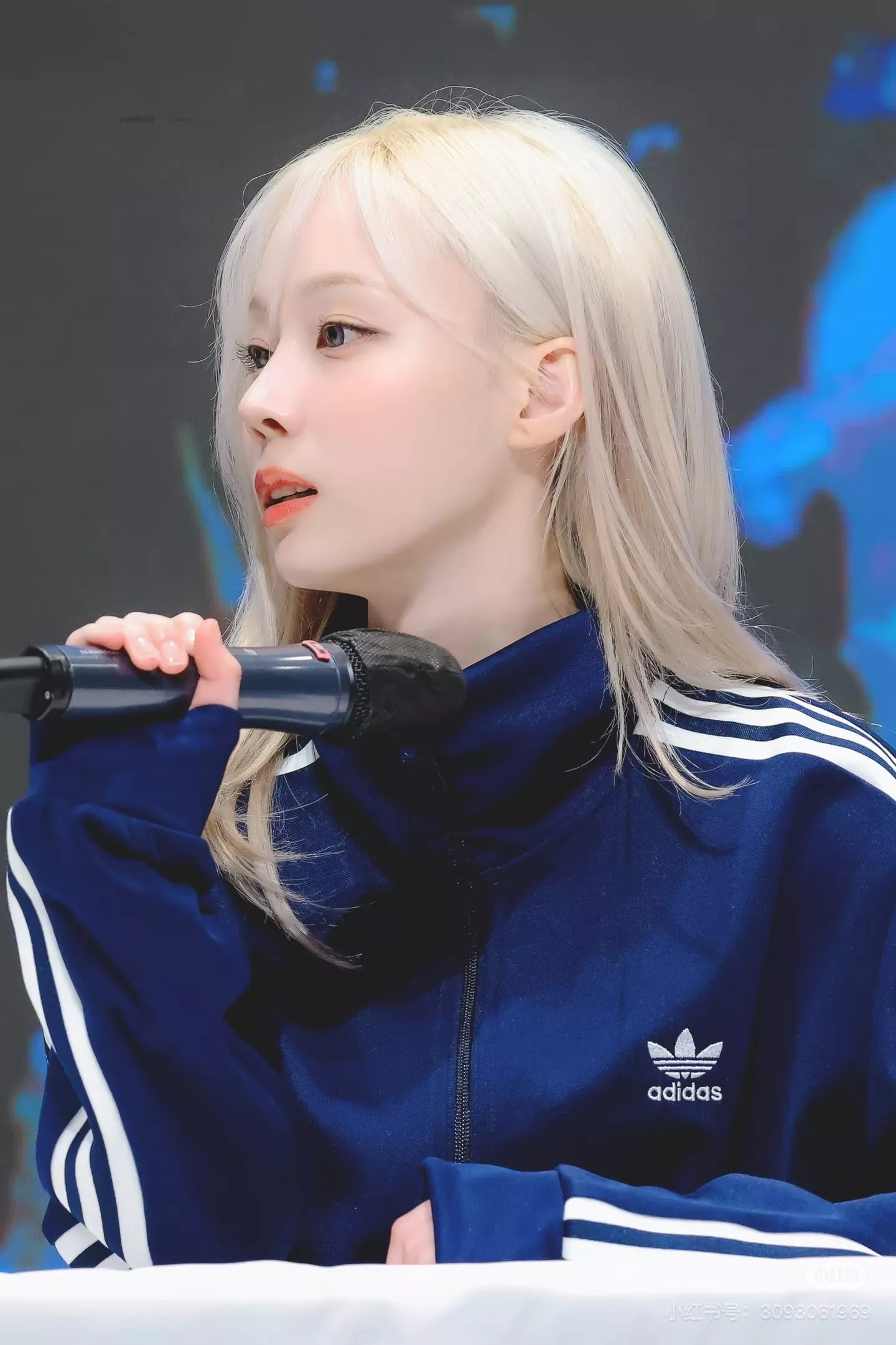 아디다스 스탠드 칼라 자카드 집업 재킷 상세 이미지 16