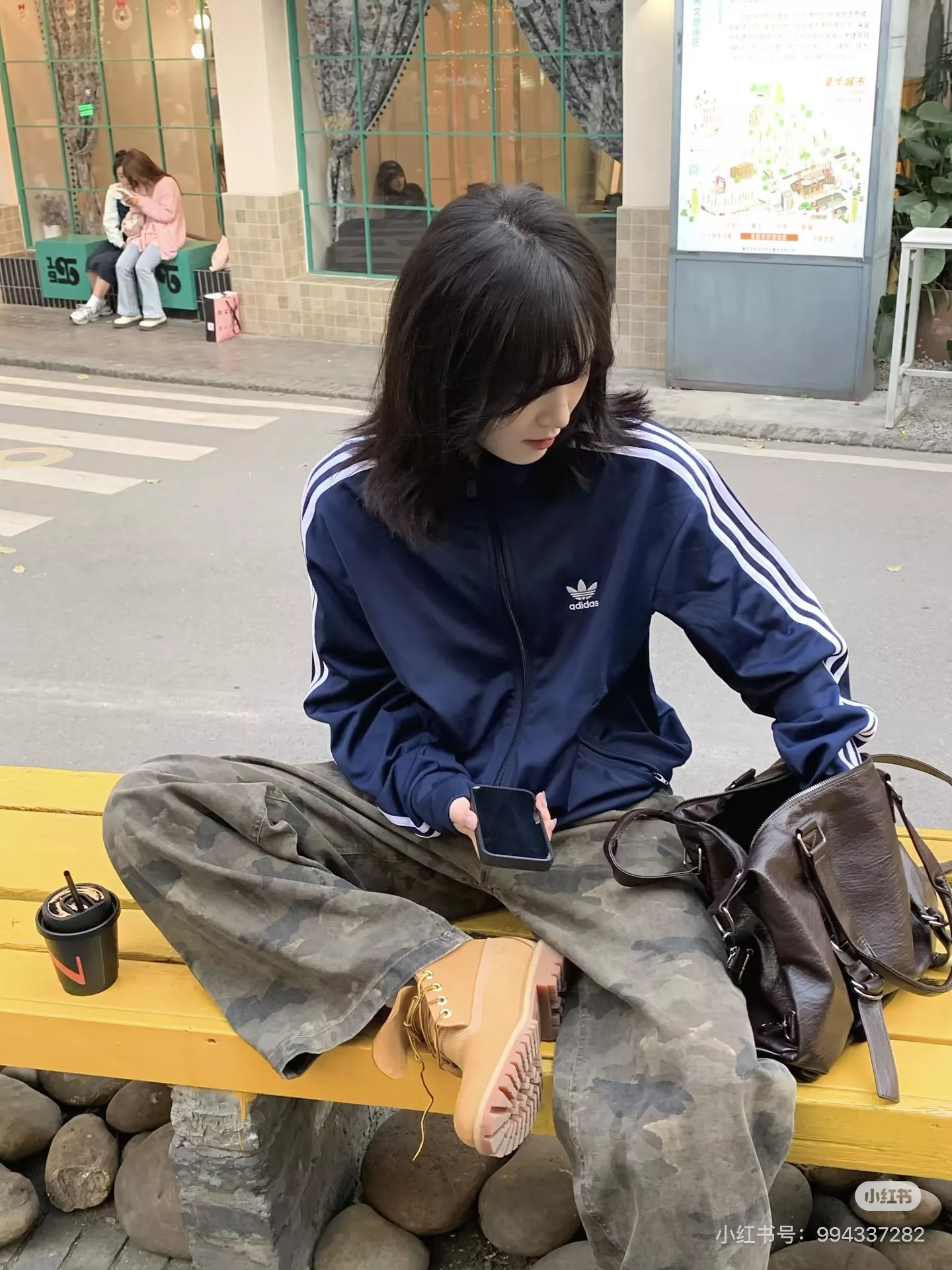 아디다스 스탠드 칼라 자카드 집업 재킷 상세 이미지 14