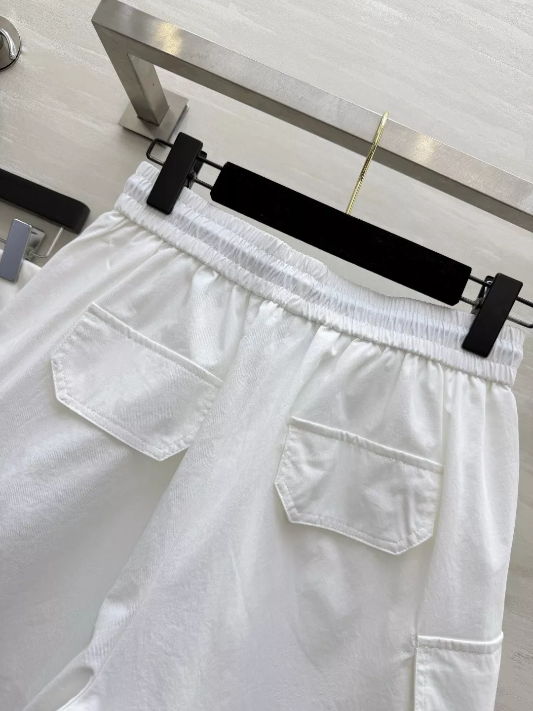 샤넬 자수 포인트 밴딩 여성용 하프 팬츠 상세 이미지 6