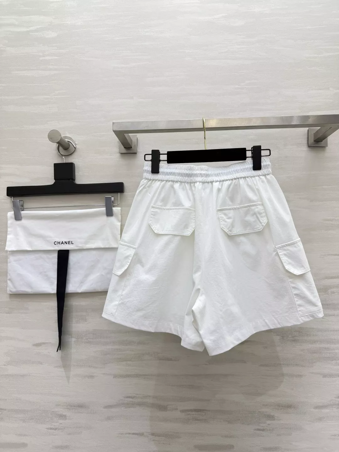 샤넬 자수 포인트 밴딩 여성용 하프 팬츠 상세 이미지 8