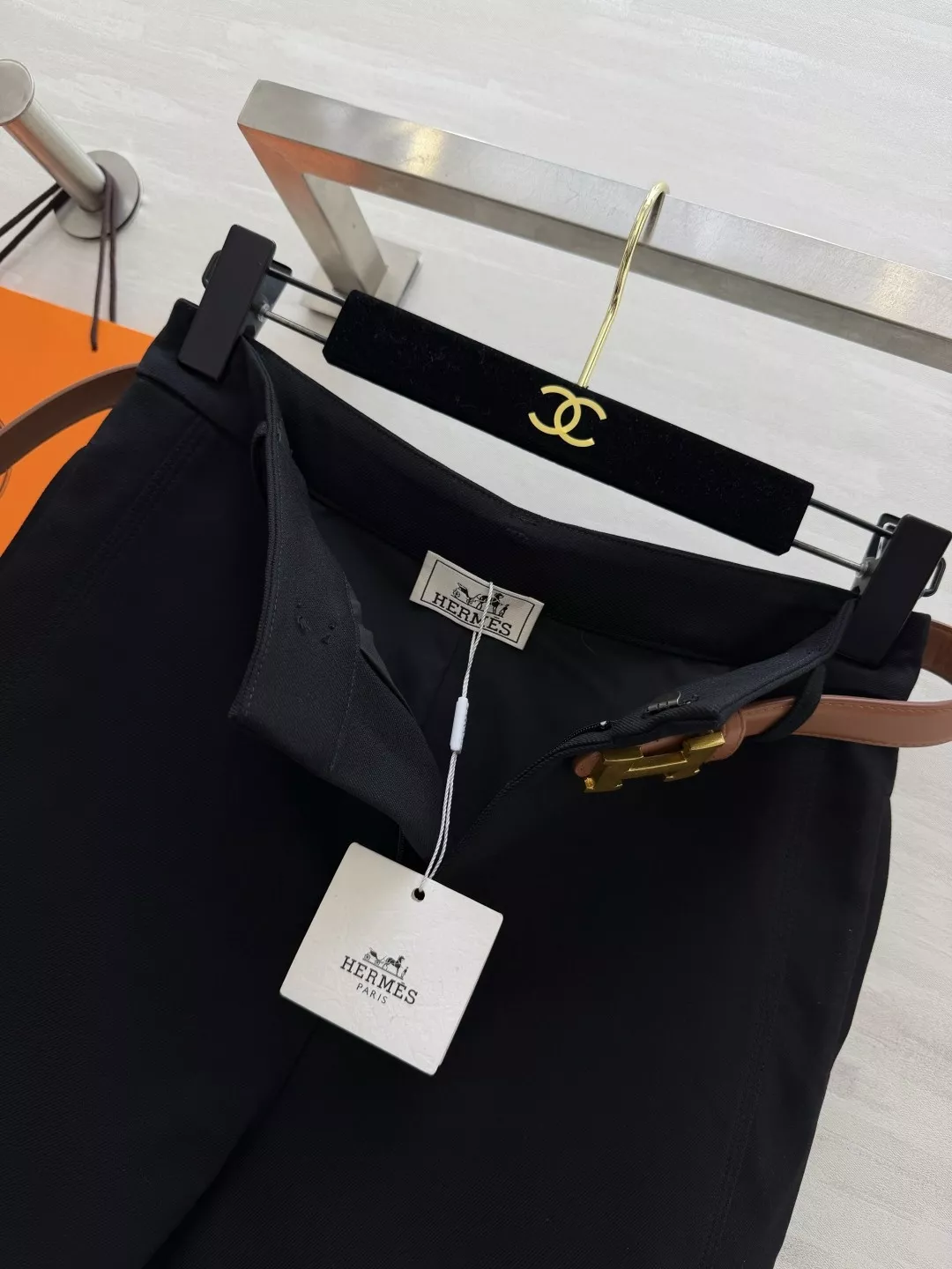 에르메스 H 버클 벨트 포인트 정장 반바지 상세 이미지 15
