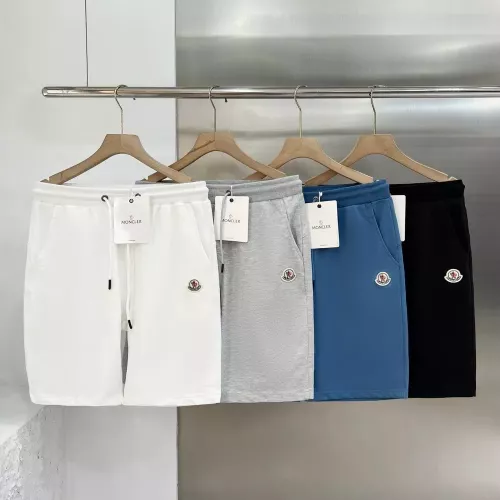 몽클레어 자수 디테일 코튼 쇼트 팬츠