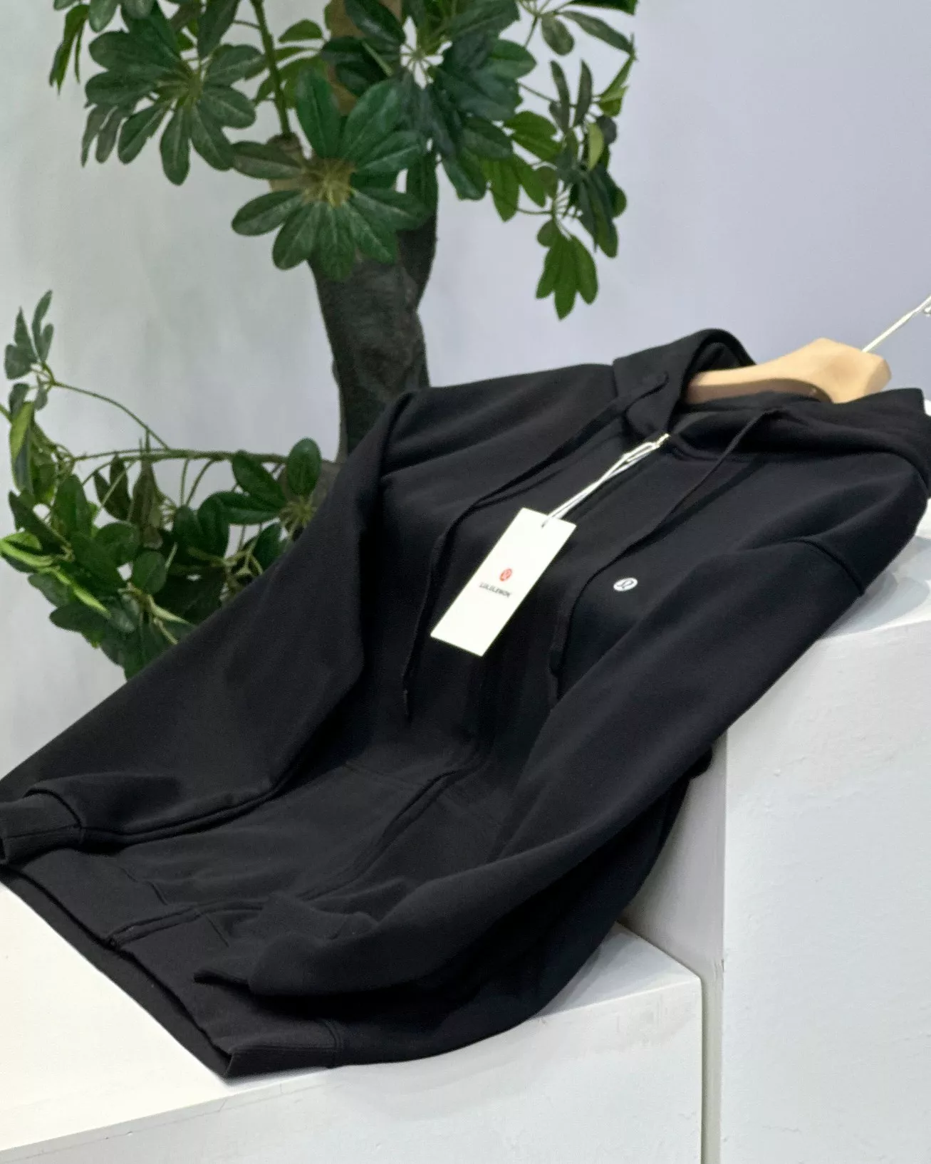 룰루레몬 코튼 더블사 후드 집업 재킷 상세 이미지 14