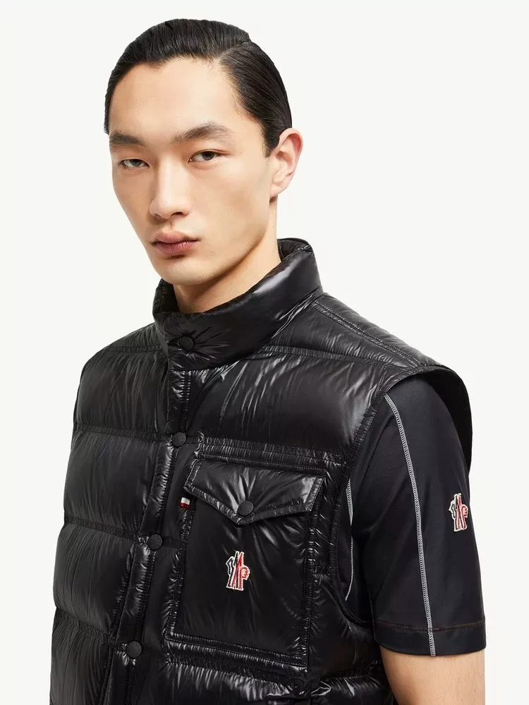 몽클레어 스탠드넥 화이트덕다운 패딩 조끼 상세 이미지 26