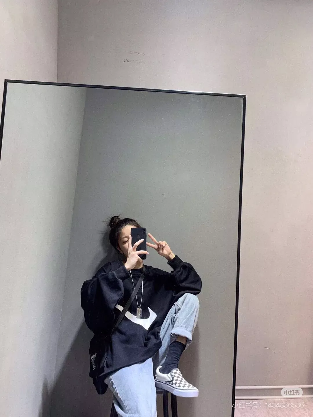 나이키 빅 스우시 루즈핏 크루넥 맨투맨 상세 이미지 15