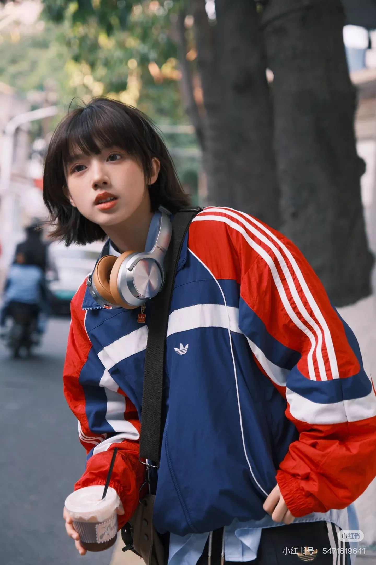 아디다스 배색 트랙 집업 스탠드 재킷 상세 이미지 17