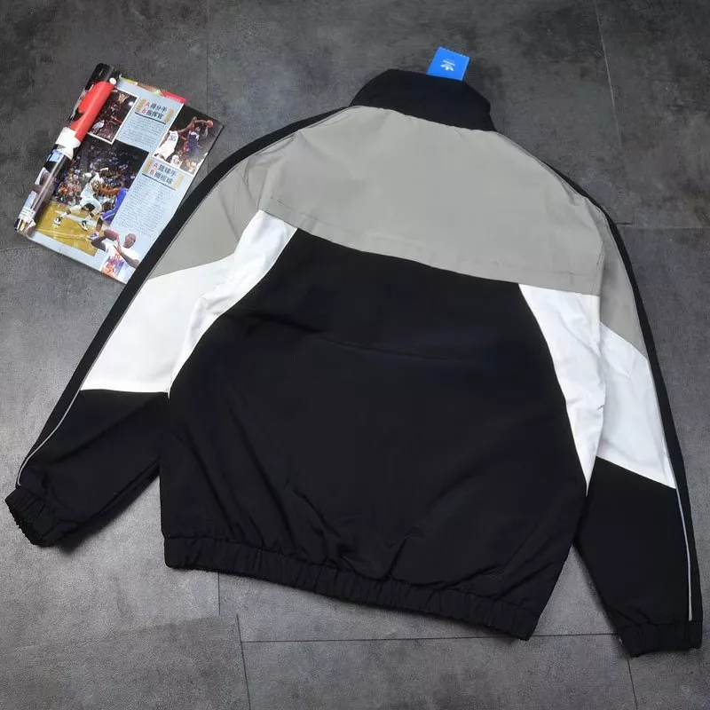 아디다스 삼선 로고 배색 루즈핏 집업 재킷 상세 이미지 2