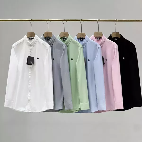 코오롱스포츠 옥스퍼드 순면 공방풍 긴소매 셔츠