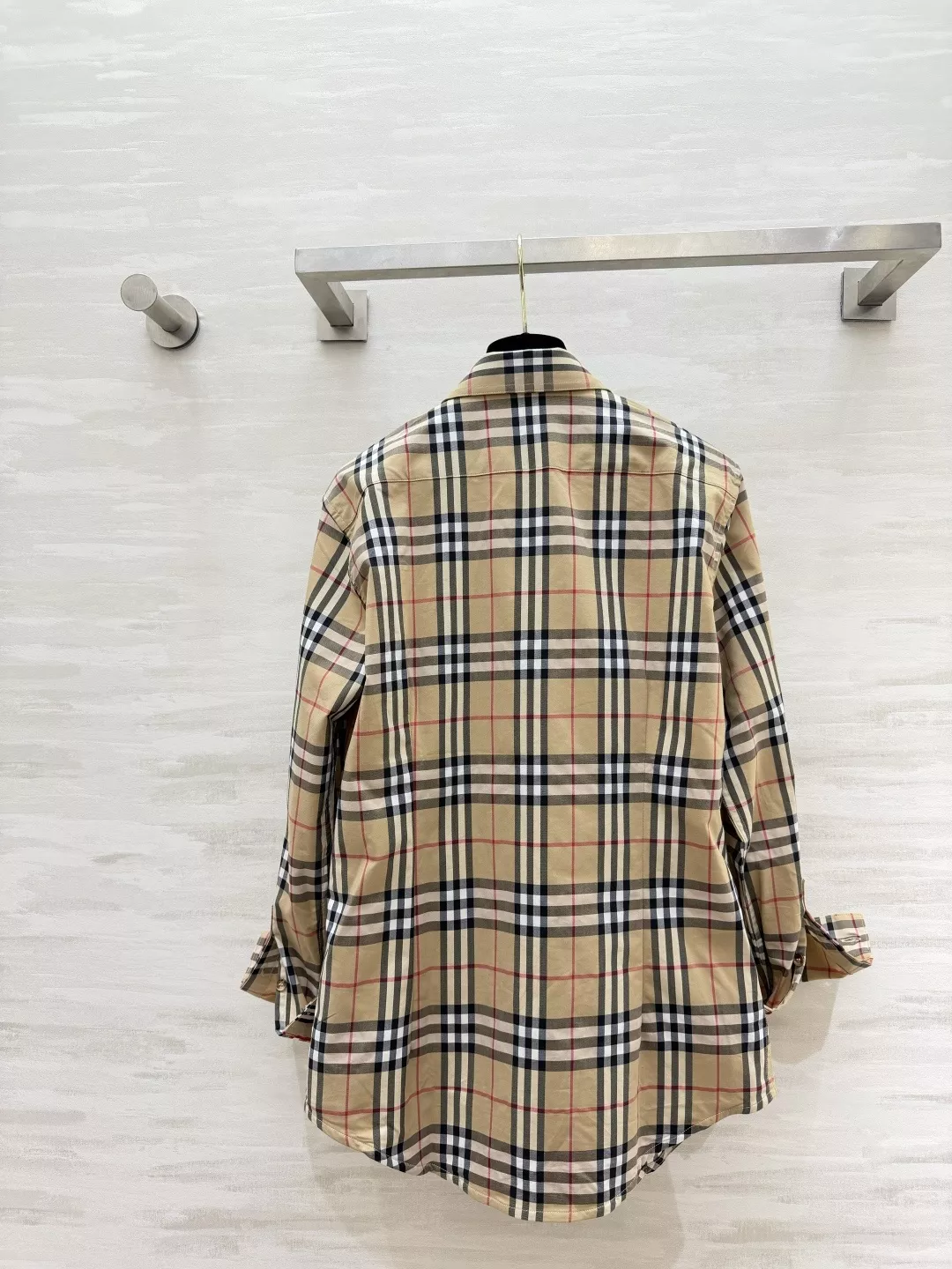 버버리 빈티지 체크 코튼 긴소매 셔츠 상세 이미지 9