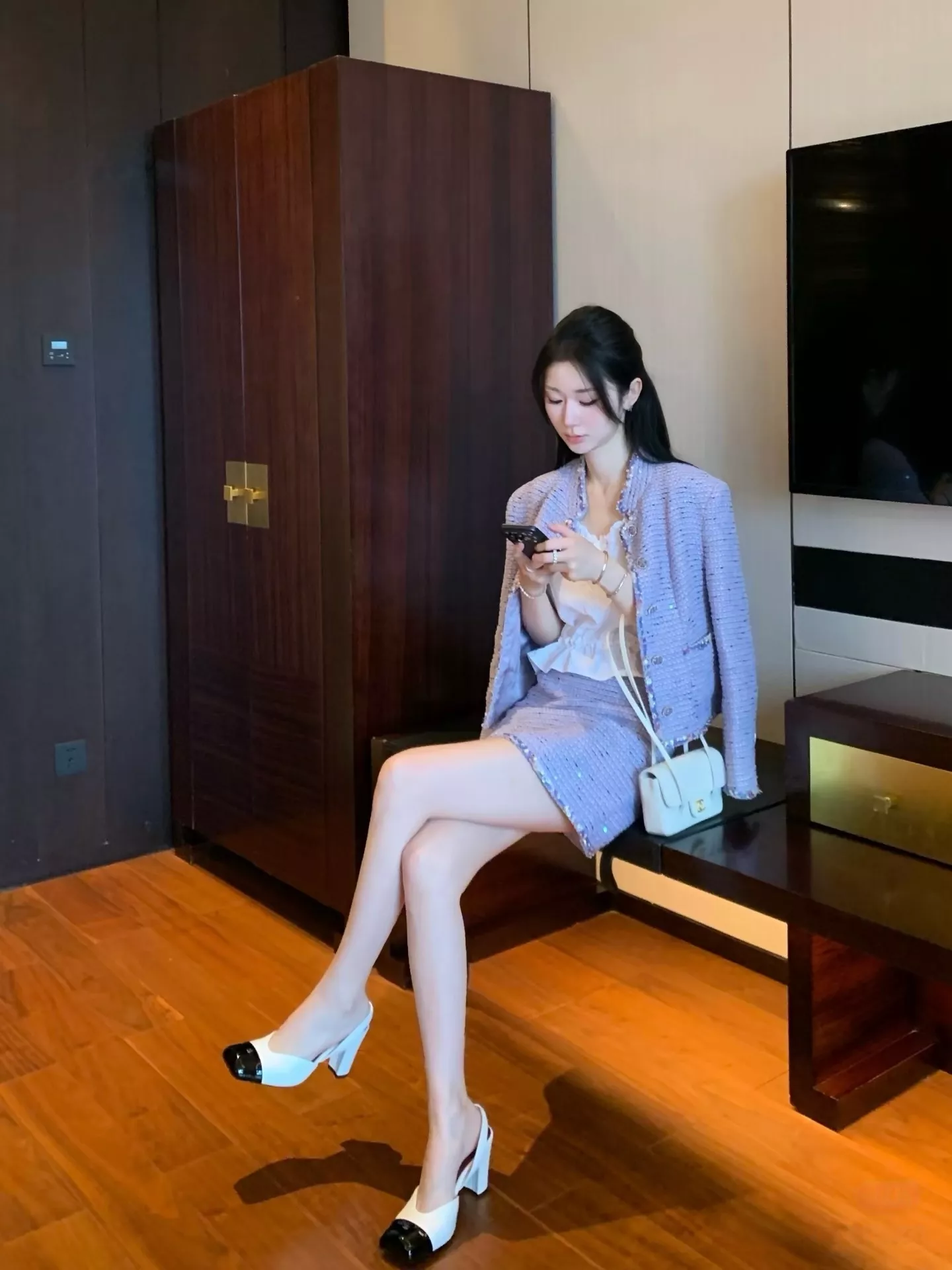 샤넬 트위드 메리노 울 미니 스커트 상세 이미지 63