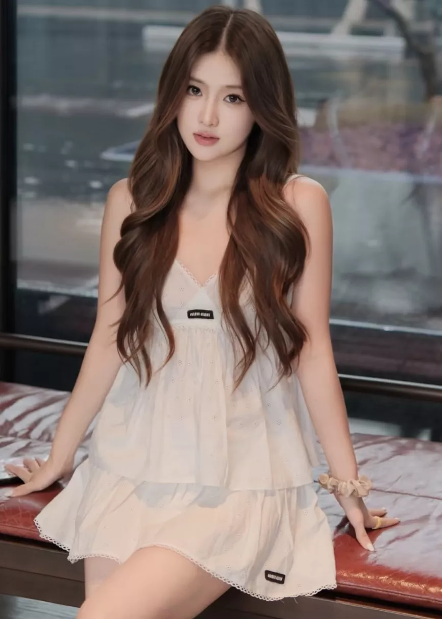 미우미우 자수 리넨 혼방 여성용 탱크탑 상세 이미지 55