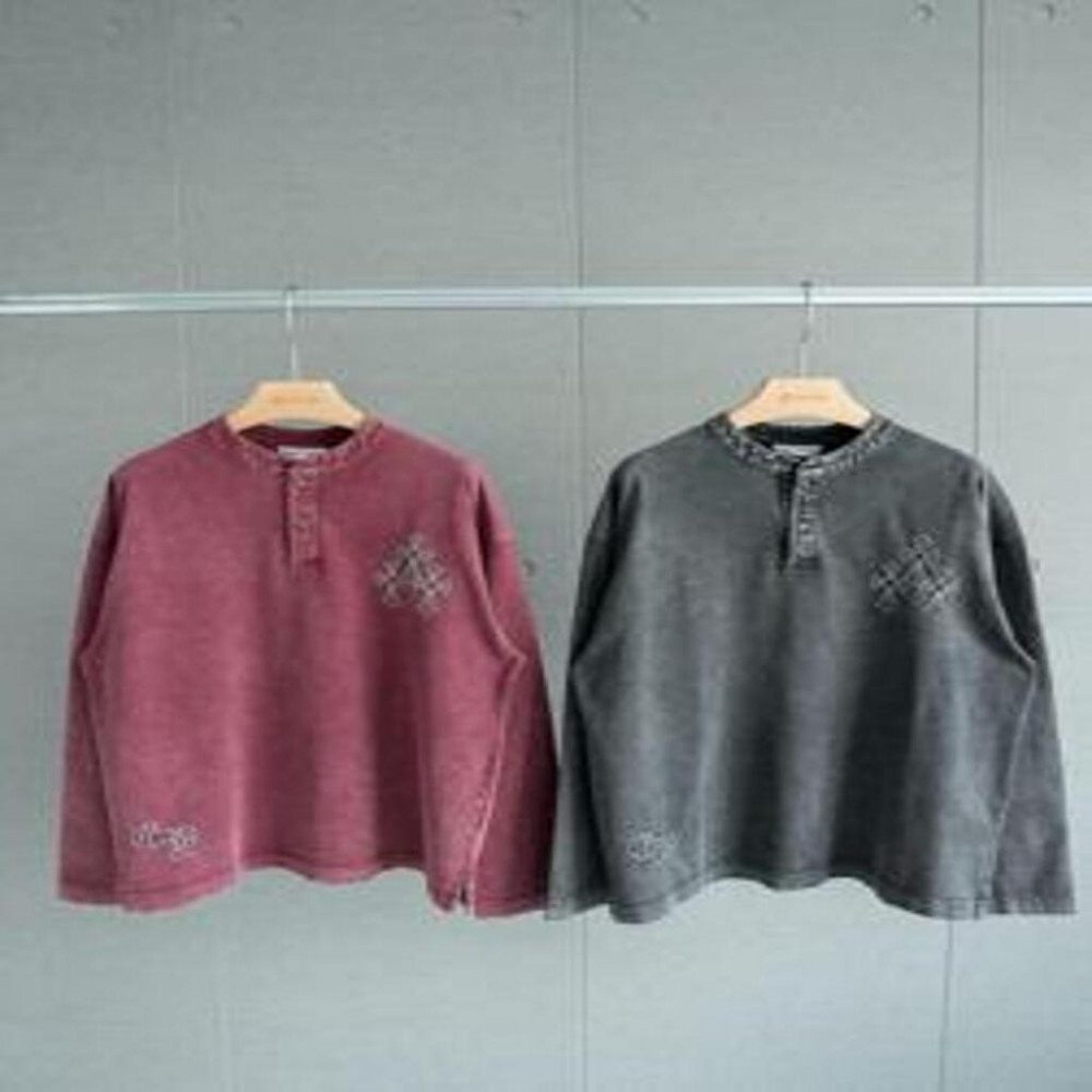 크롬하츠 25F/W 컬러 자수 십자가 로고 라운드 맨투맨