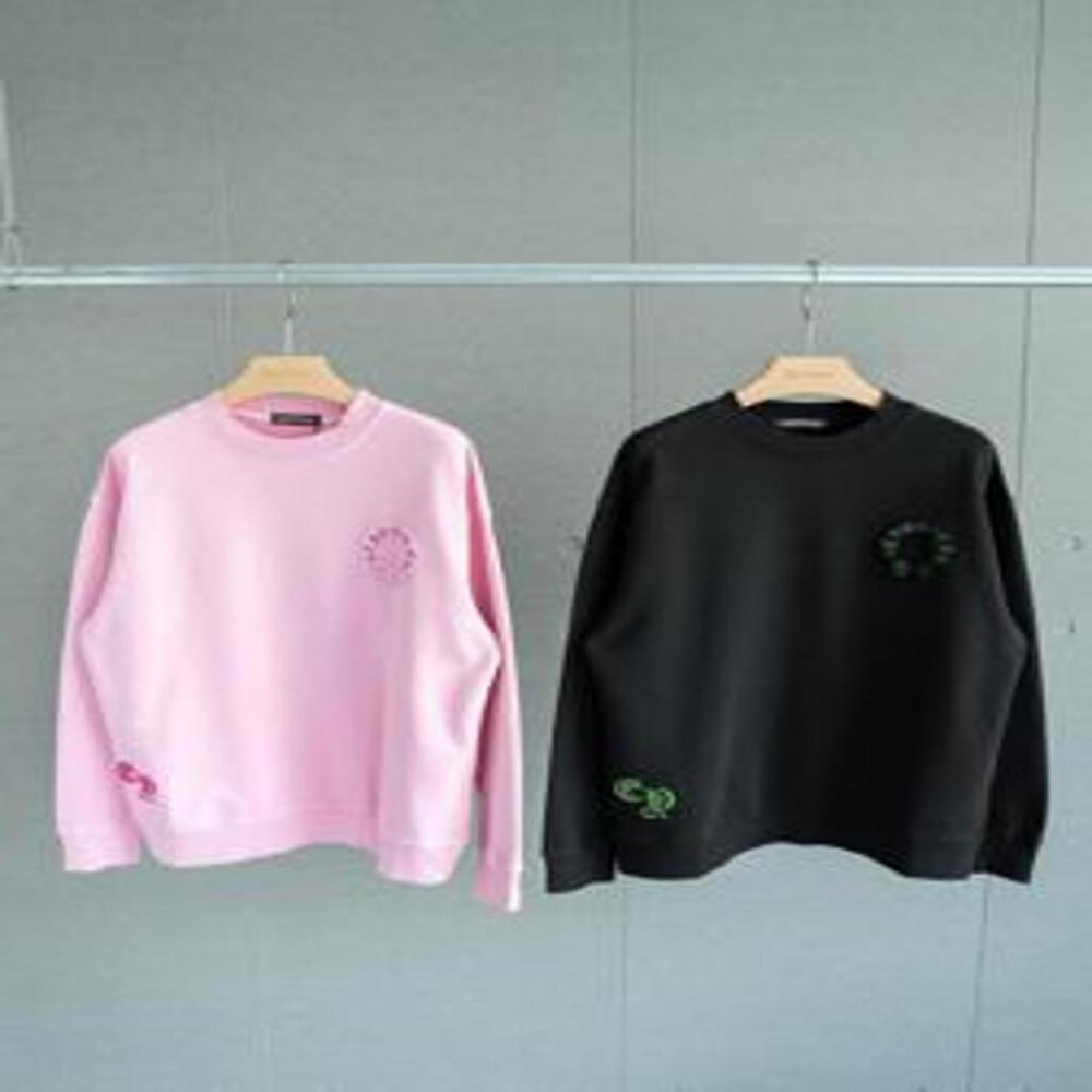 크롬하츠 25F/W 패치 마제 자수 로고 맨투맨