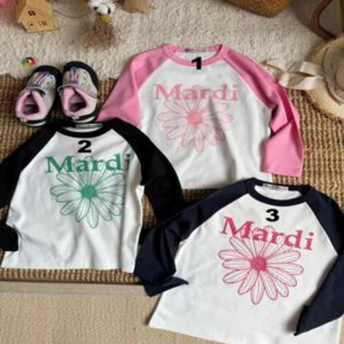 아동용 긴소매 티셔츠