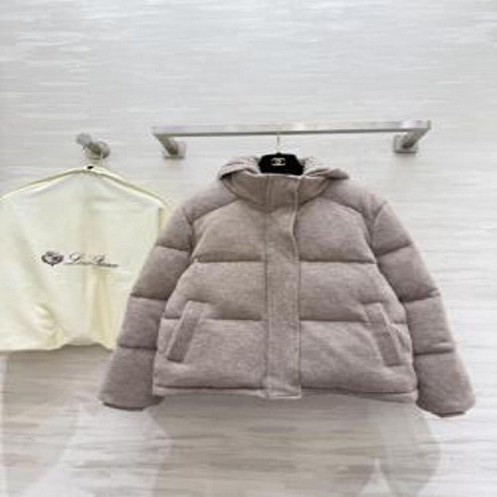 로로피아나 25FW 오트밀 울 구스다운 자켓