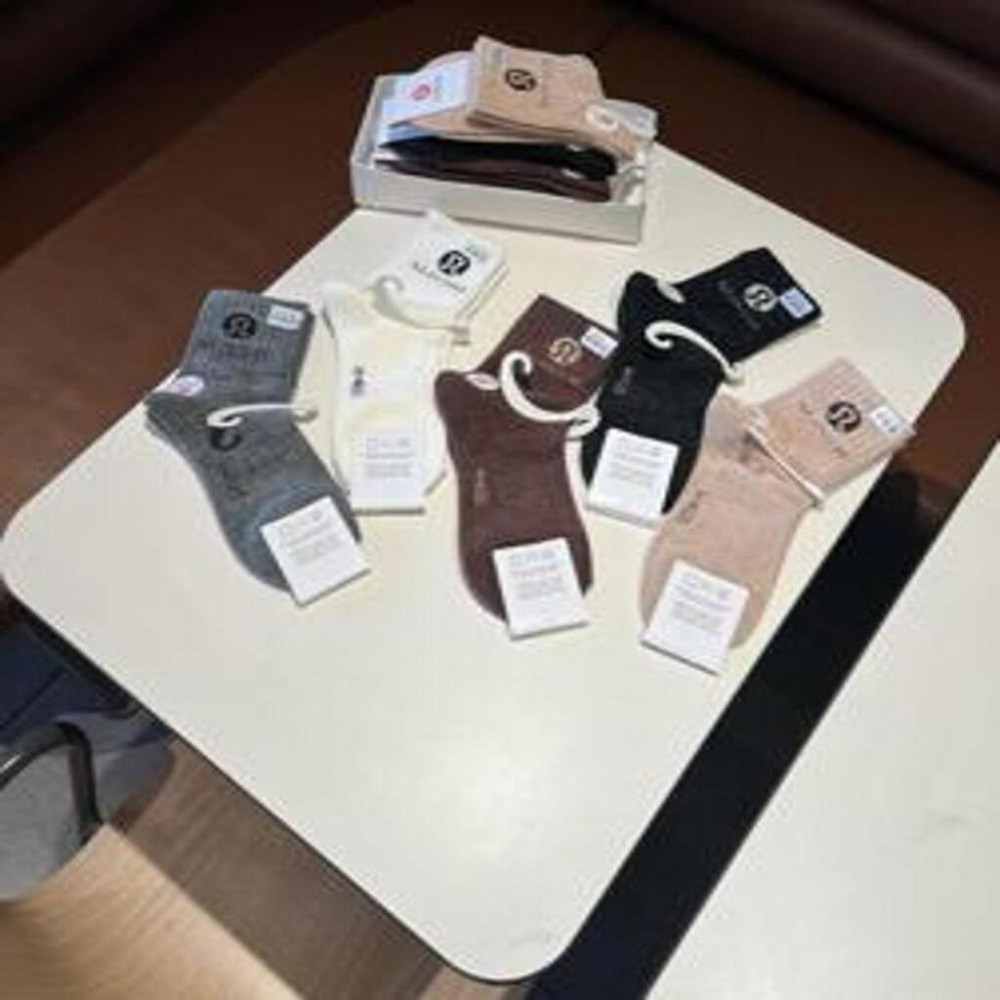 룰루레몬 여성용 캐시미어 장목 양말 5족 세트
