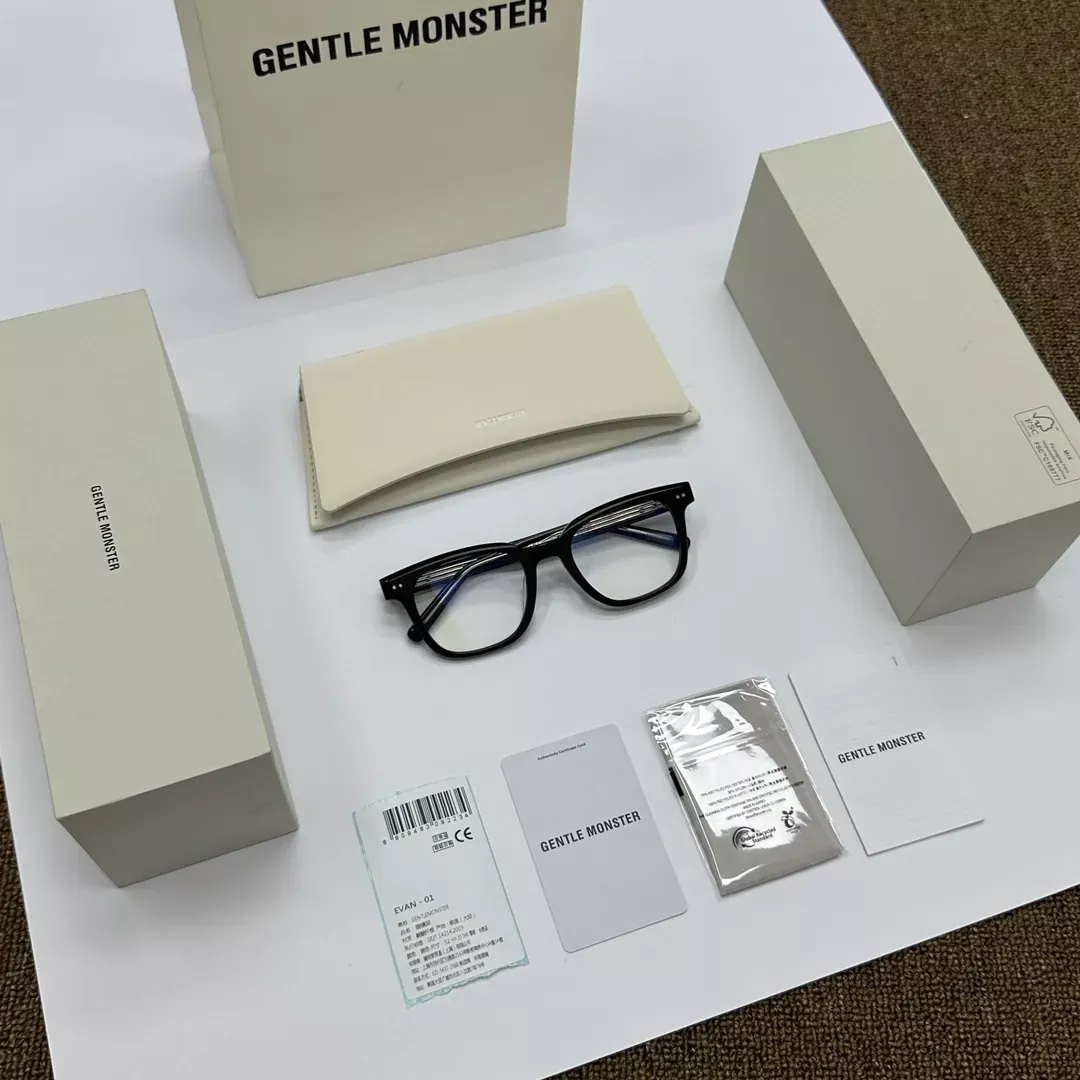 젠틀몬스터 블랙 보드재 스퀘어 프레임 상세 이미지 8
