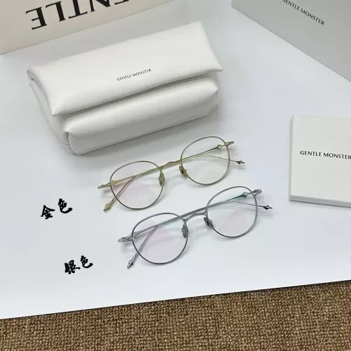 젠틀몬스터 메탈 티타늄 광학 안경 라운드 프레임