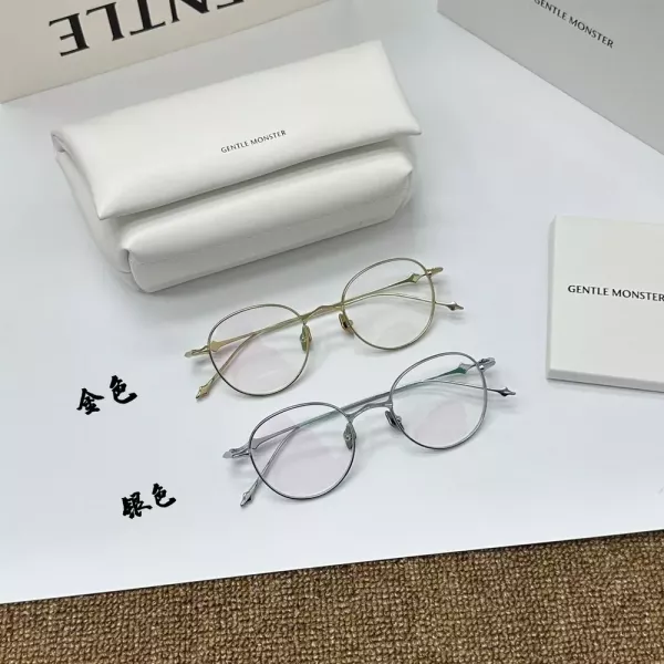 젠틀몬스터 메탈 티타늄 광학 안경 라운드 프레임