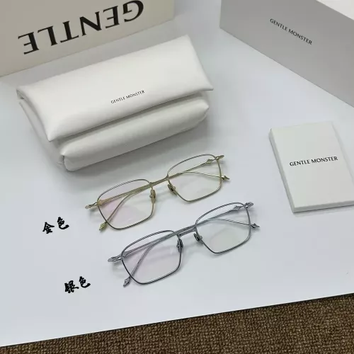 젠틀몬스터 메탈 티타늄 광학 스퀘어 프레임