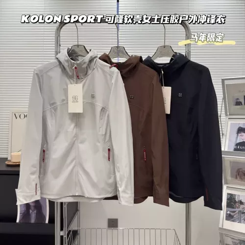 코오롱스포츠 심실링 소프트쉘 여성용 후드 재킷
