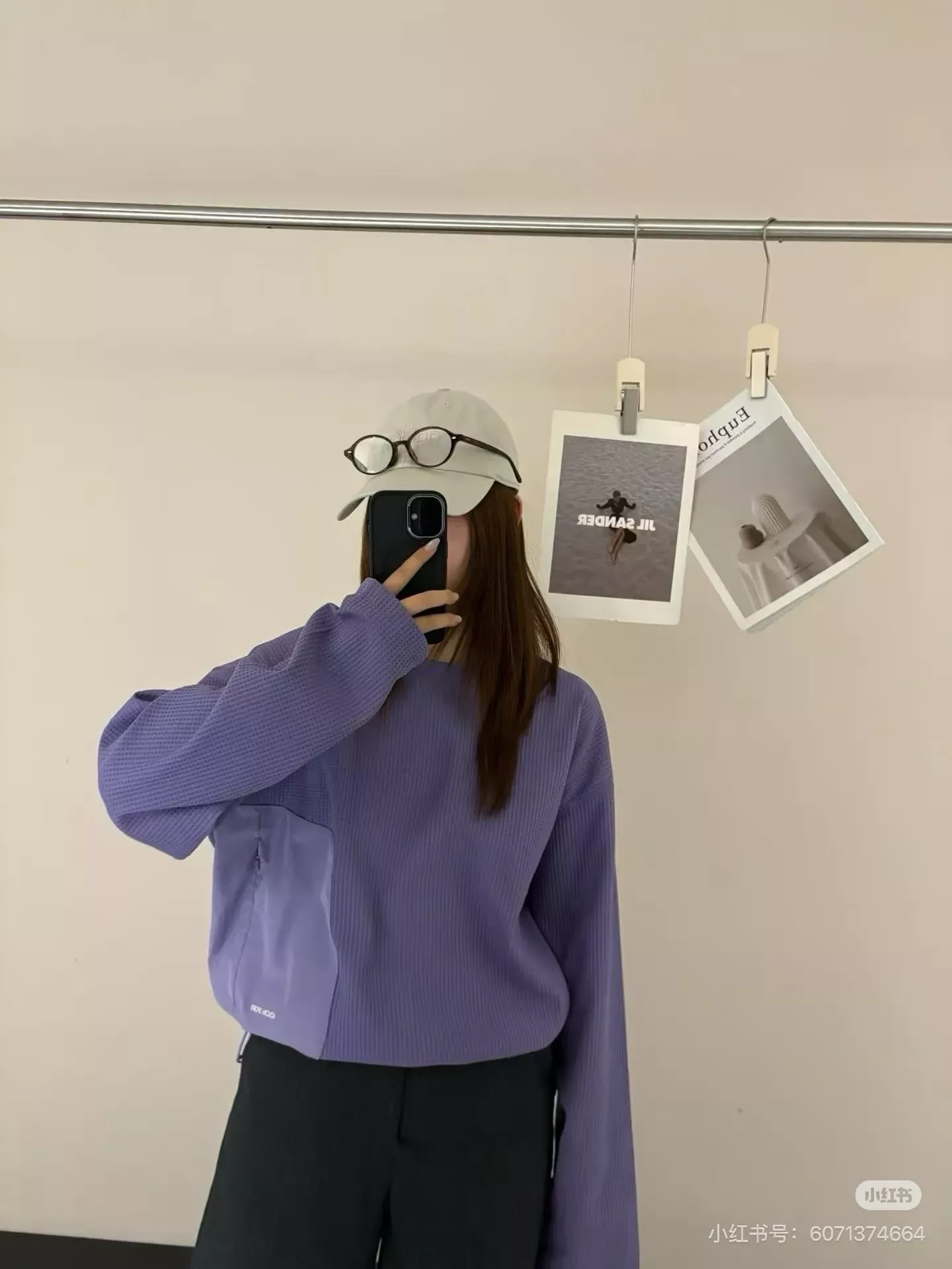 코오롱스포츠 와플 니트 크롭 여성용 긴소매 티셔츠 상세 이미지 29