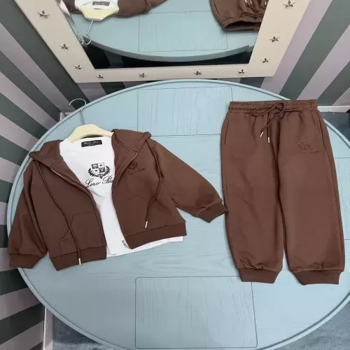 로로피아나 후드 캐주얼 상하의 아동용 쓰리피스
