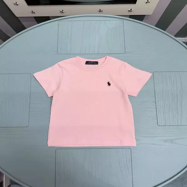 랄프로렌 라운드넥 코튼 아동용 반소매 티셔츠
