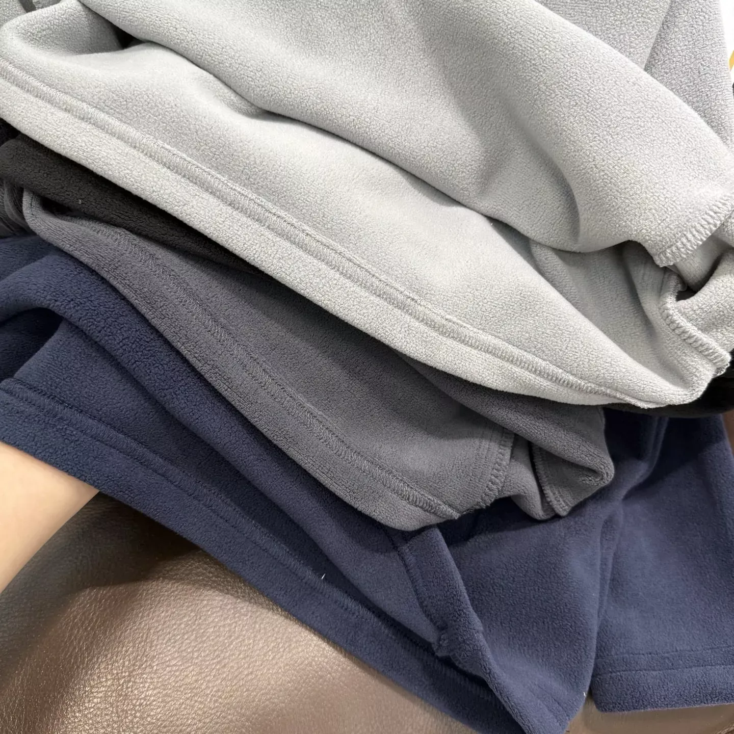 카일라스 반집업 기모 플리스 남녀공용 플리스 풀오버 상세 이미지 7