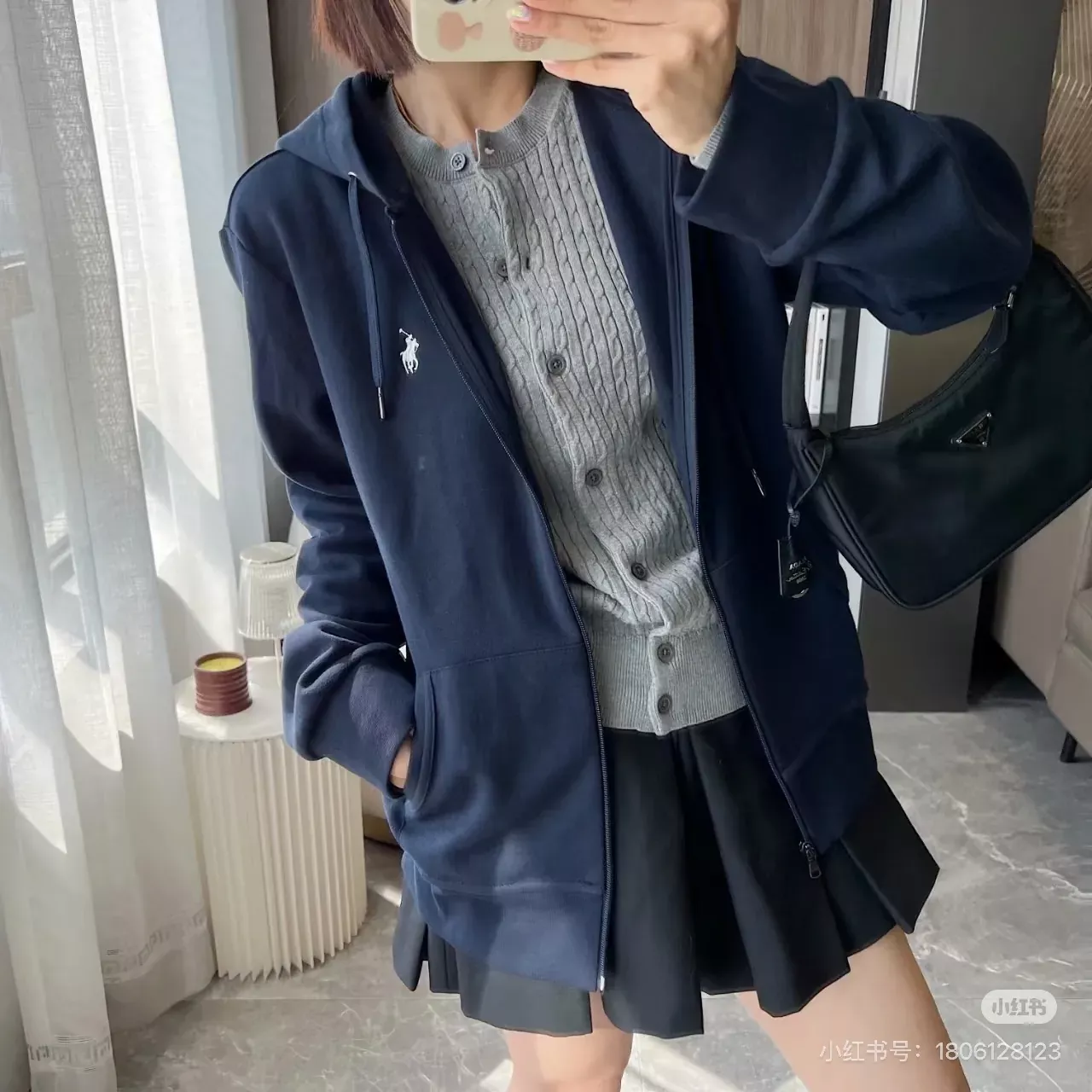 랄프로렌 포니 자수 집업 후드 남녀공용 후드 재킷 상세 이미지 33