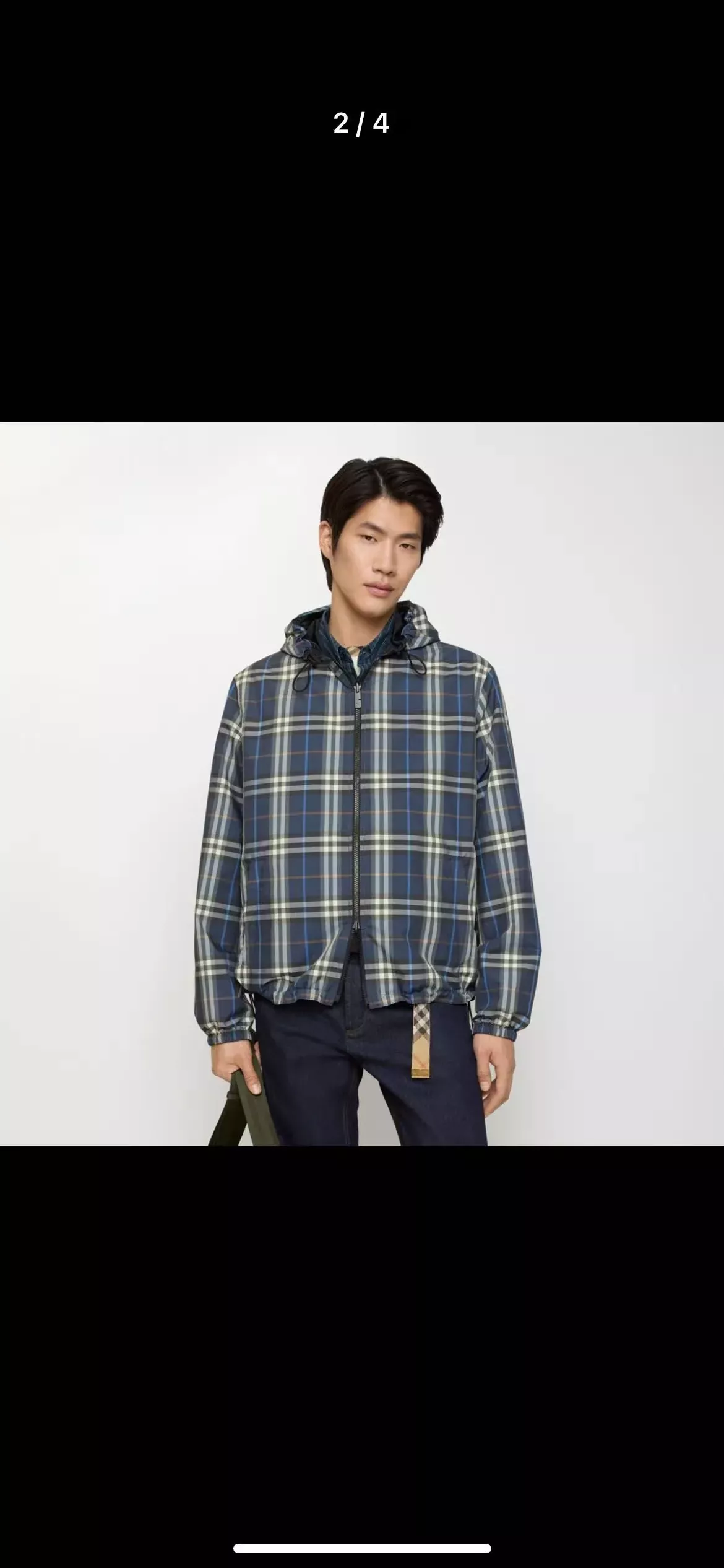 버버리 체크 안감 후드 남녀공용 후드 재킷 상세 이미지 11