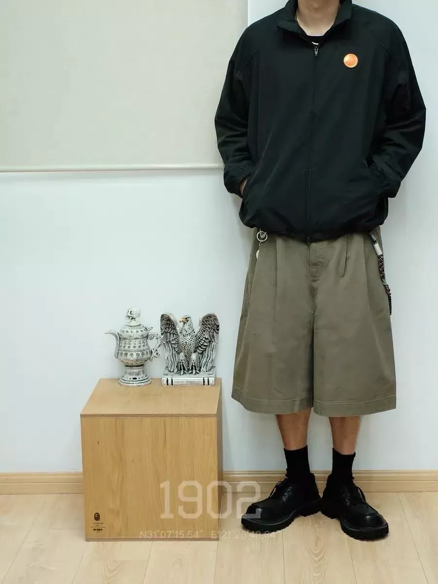 슈프림 배색 와이드 조거 남녀공용 트레이닝 팬츠 상세 이미지 22