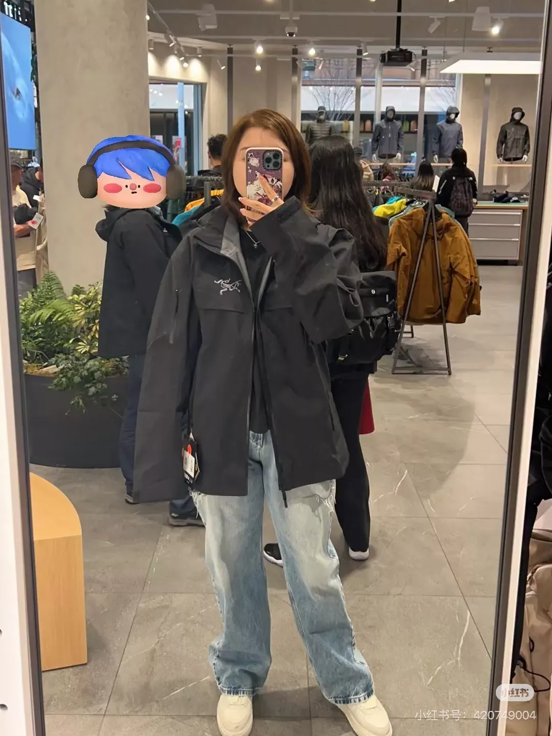 아크테릭스 방수 방풍 후드 남녀공용 후드 재킷 상세 이미지 37